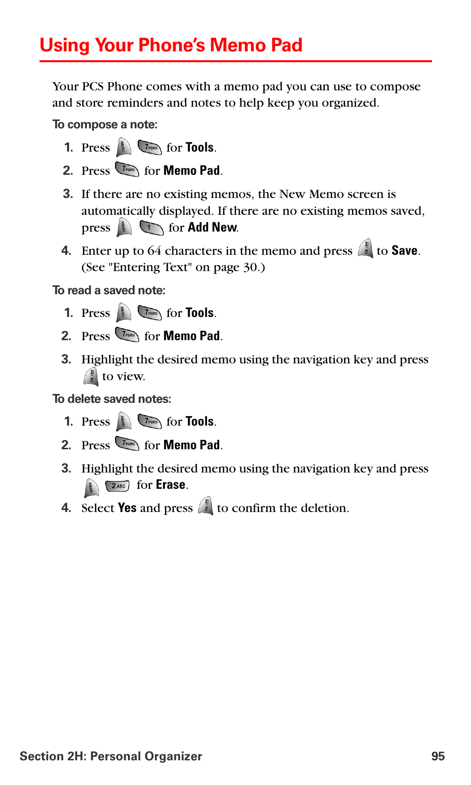 Using your phone’s memo pad | Samsung VM-A680 User Manual | Page 103 / 224