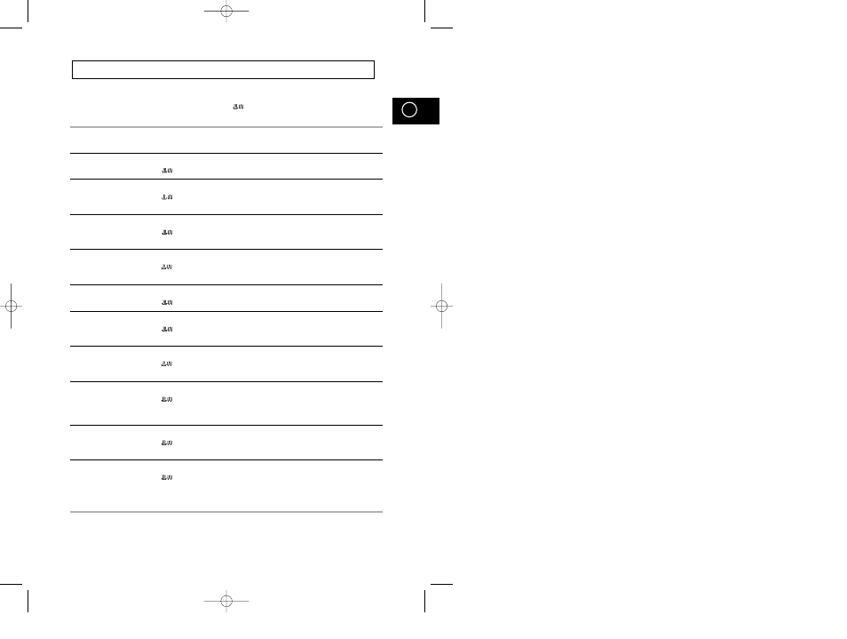 Crusty plate setting (ce2d33t) | Samsung CE2D33/CE2D33T User Manual | Page 21 / 42