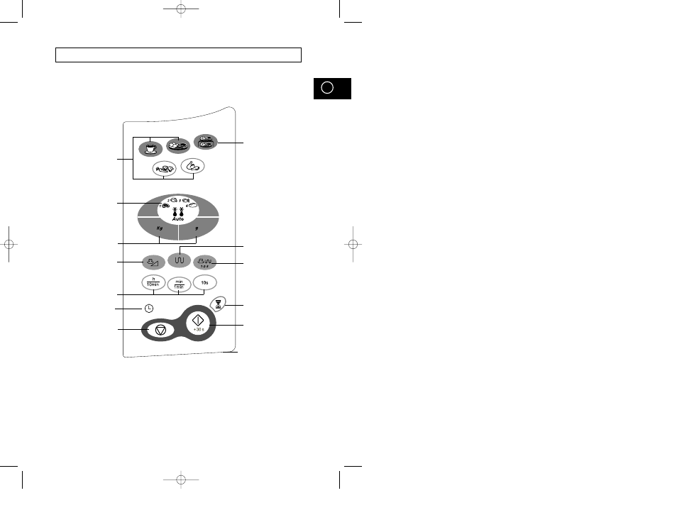 Control panel | Samsung CE2D33/CE2D33T User Manual | Page 5 / 42