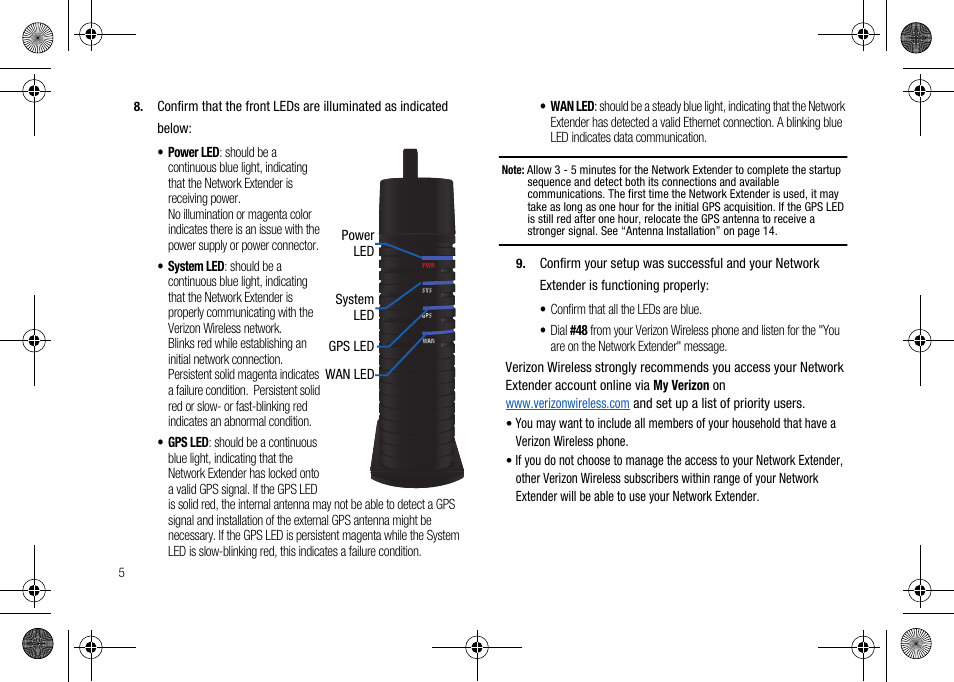 Verizon Network Extender User Manual | Page 7 / 66