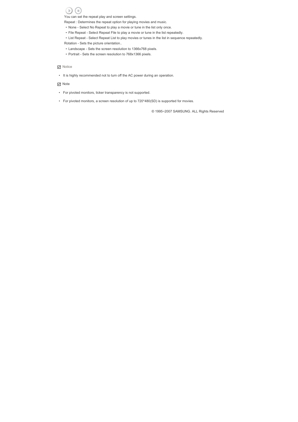 Samsung 570DXN User Manual | Page 147 / 164