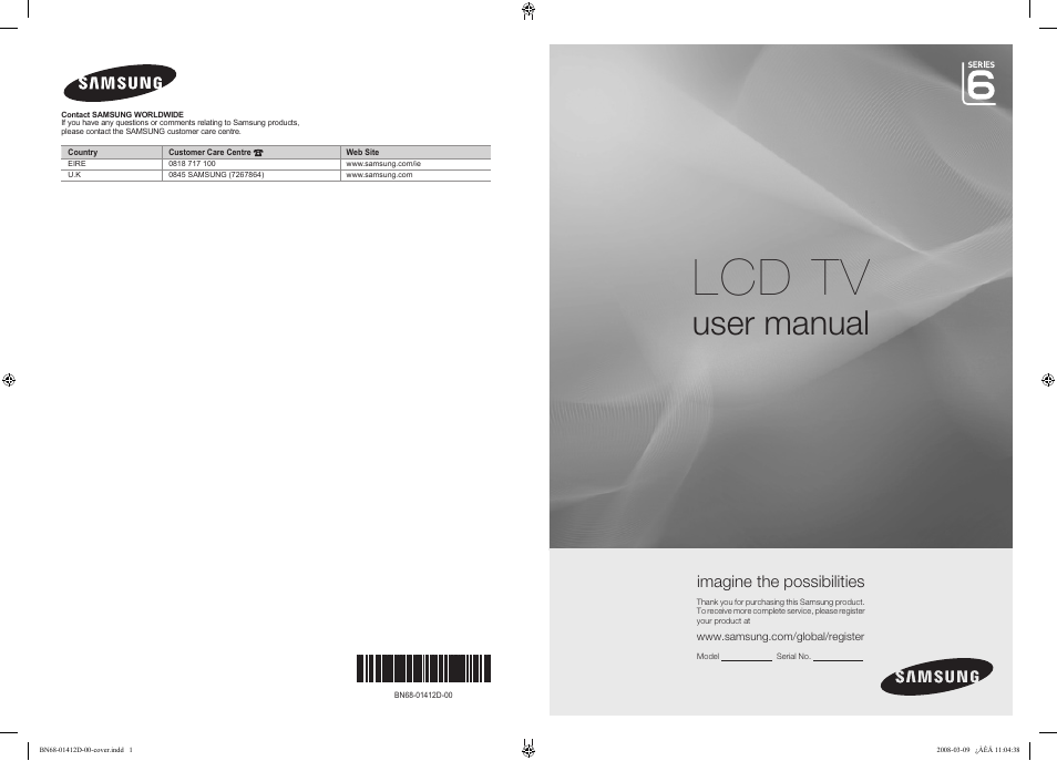 Samsung BN68-01412D-00 User Manual | 72 pages