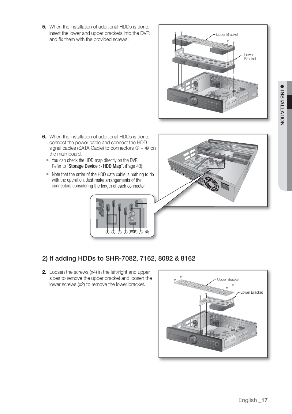 Samsung SHR-7160 User Manual | Page 17 / 120