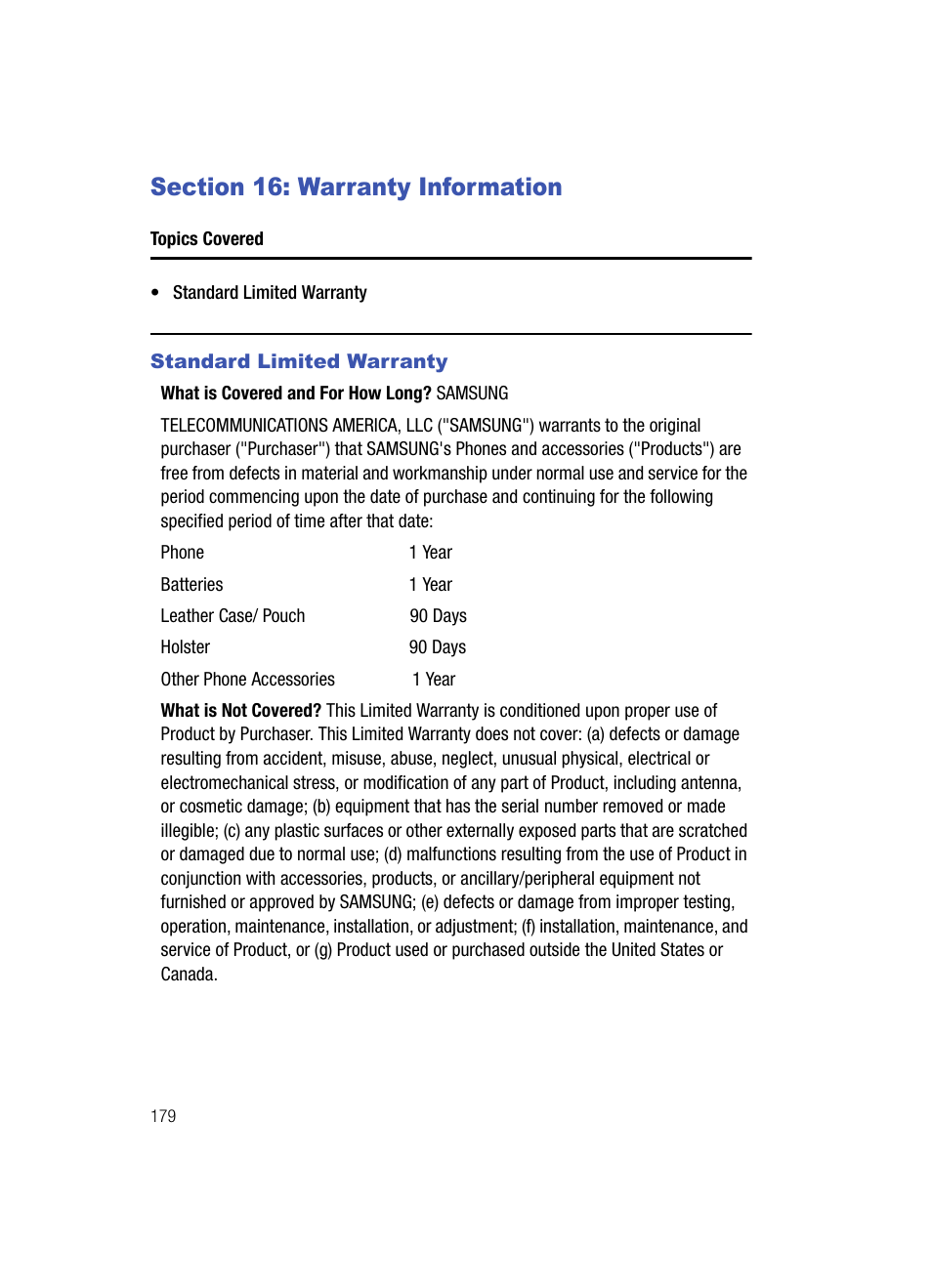 Samsung SCH-i760 User Manual | Page 182 / 191