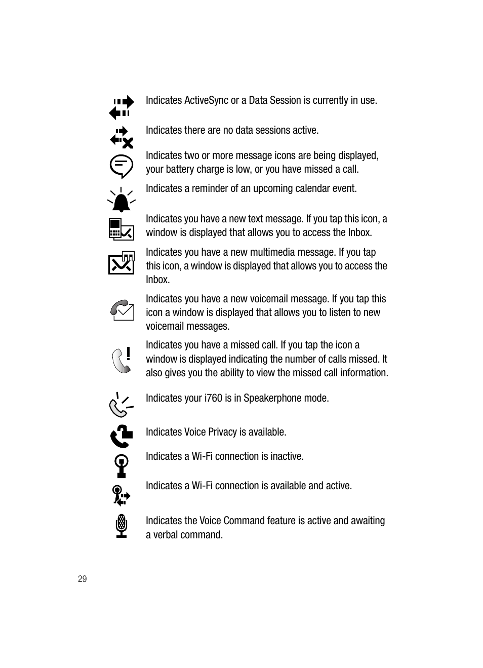 Samsung SCH-i760 User Manual | Page 32 / 191