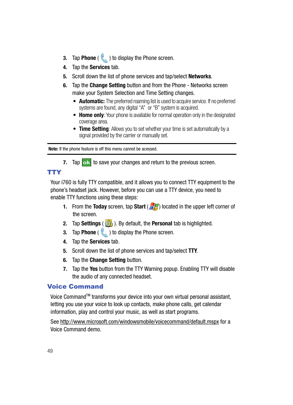 Samsung SCH-i760 User Manual | Page 52 / 191