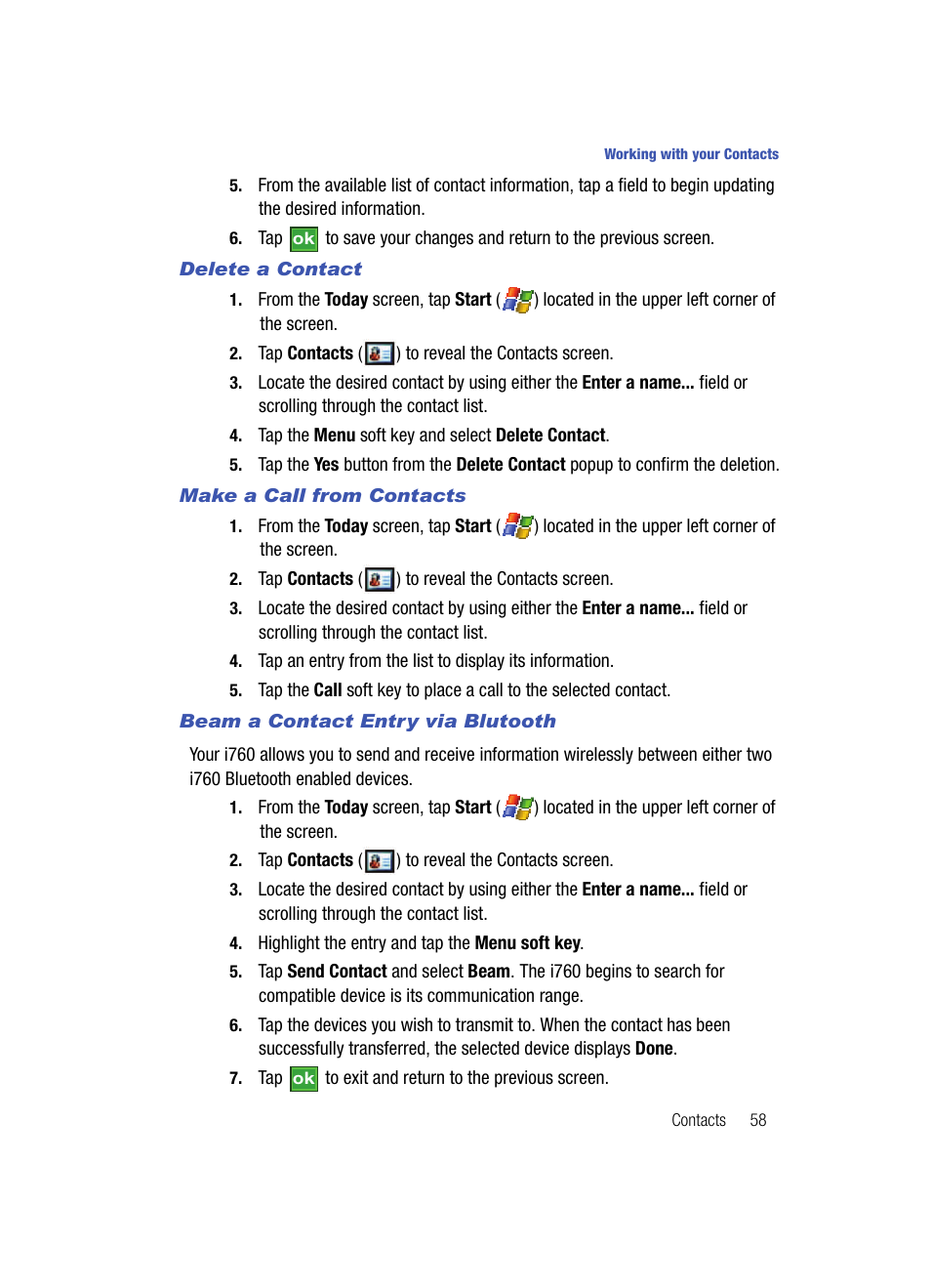 Samsung SCH-i760 User Manual | Page 61 / 191