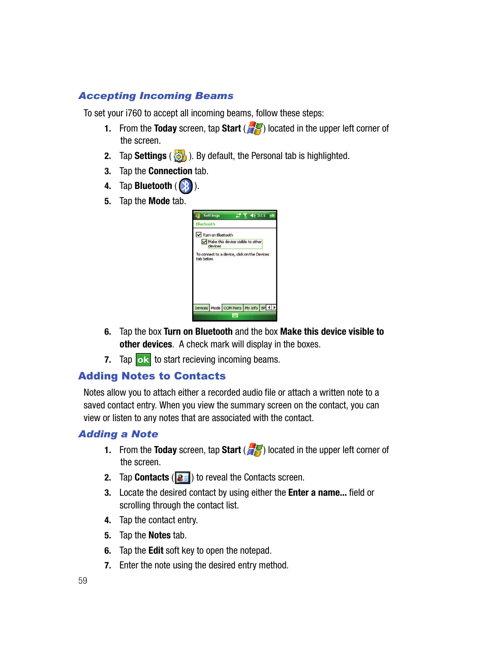 Samsung SCH-i760 User Manual | Page 62 / 191