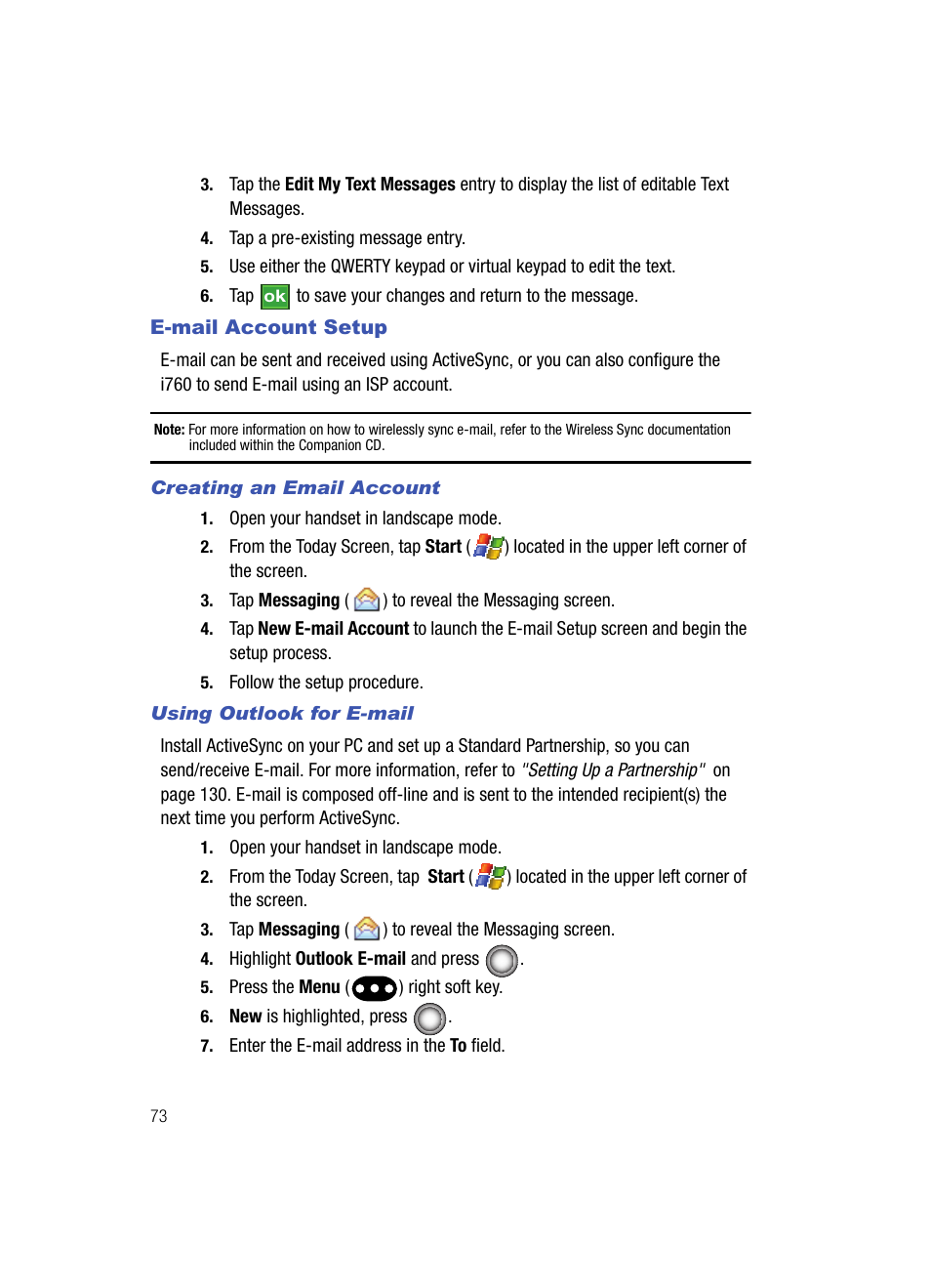 Samsung SCH-i760 User Manual | Page 76 / 191