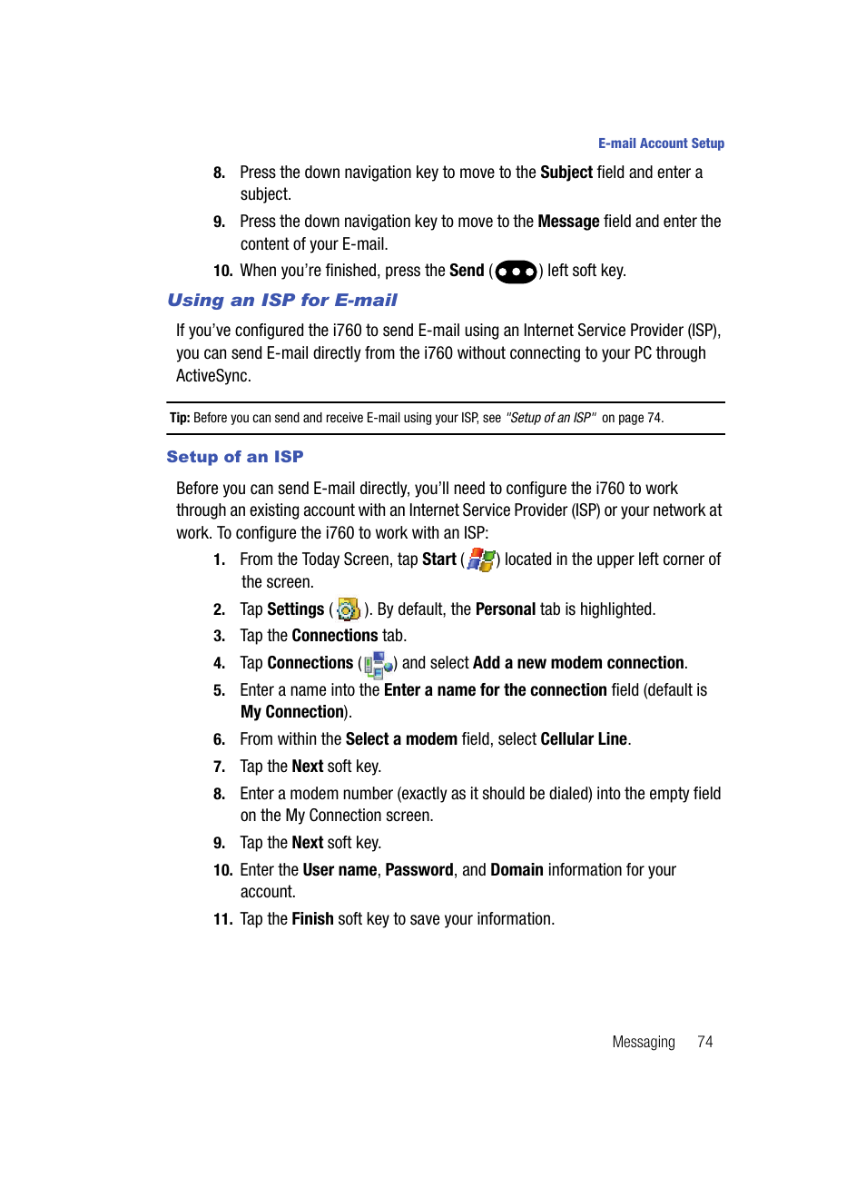 Samsung SCH-i760 User Manual | Page 77 / 191