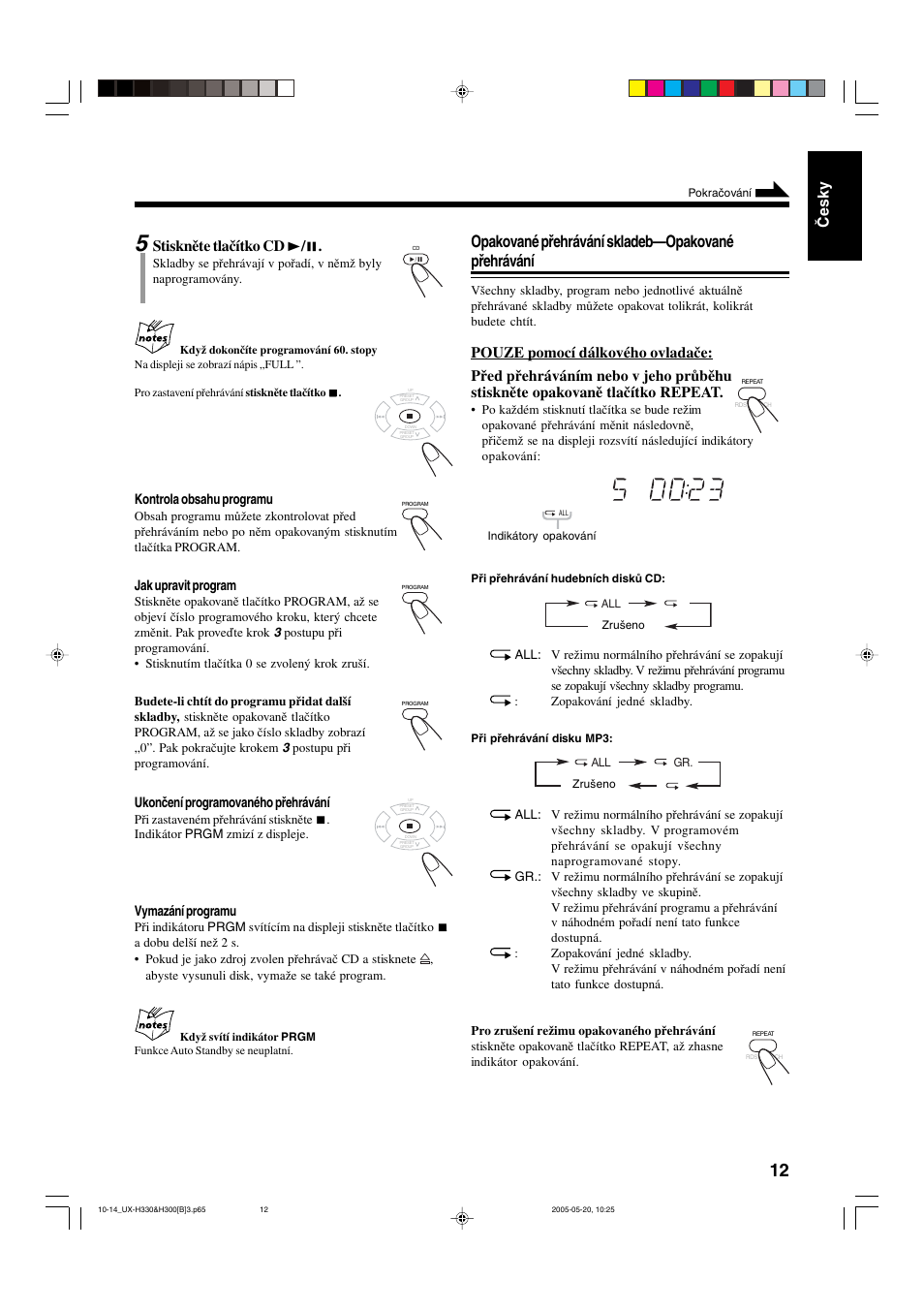 JVC UX-G3 User Manual | Page 17 / 111