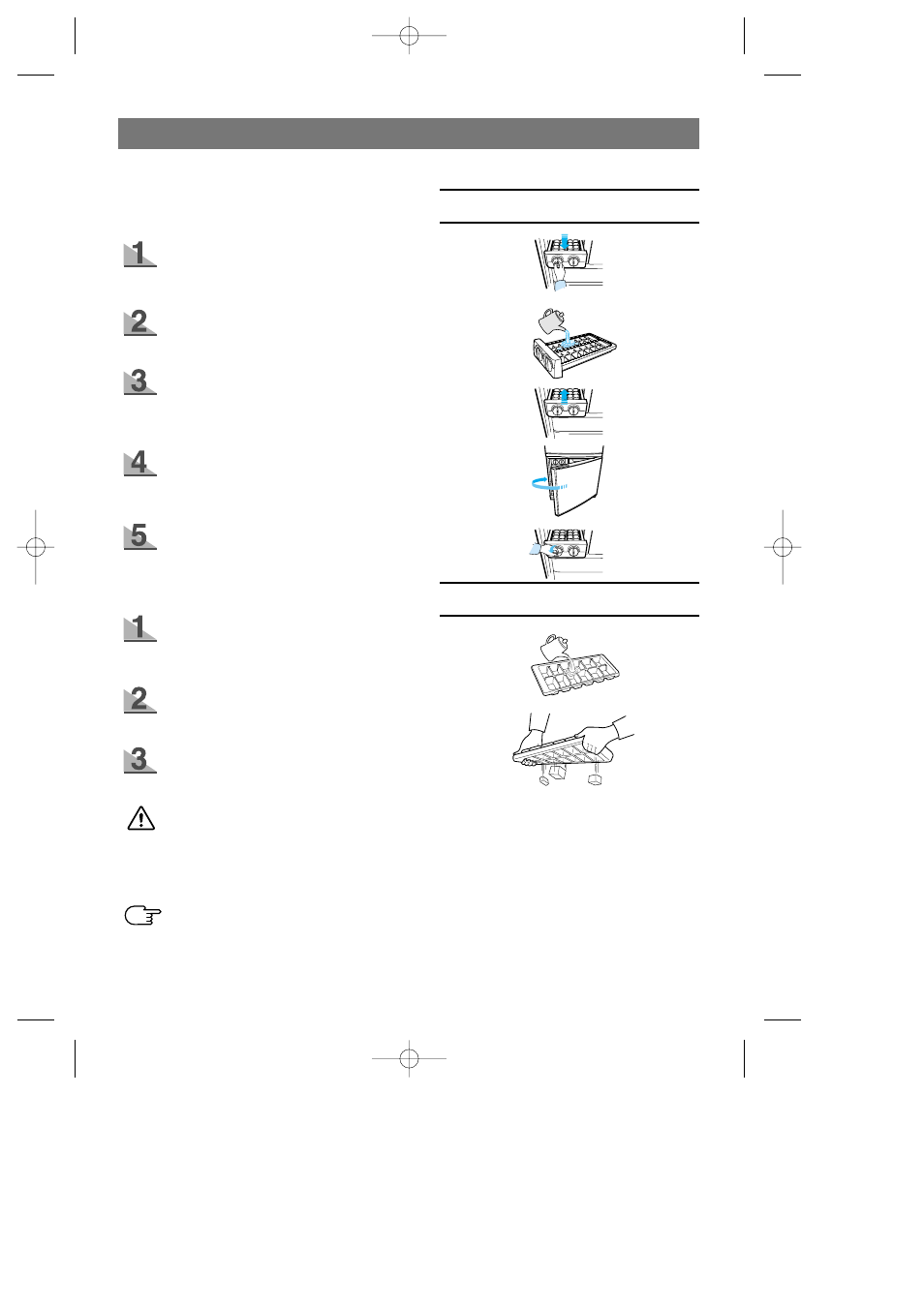 Making ice, A. twist type b. normal type | Samsung Rl 39 User Manual | Page 11 / 19