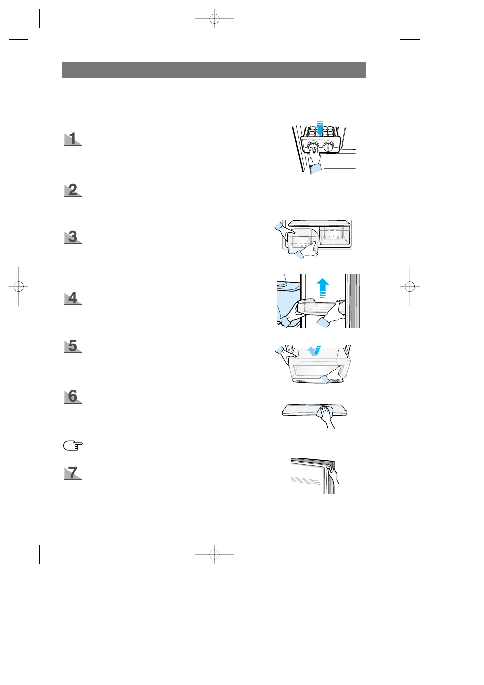 Removing and cleaning the accessories | Samsung Rl 39 User Manual | Page 14 / 19