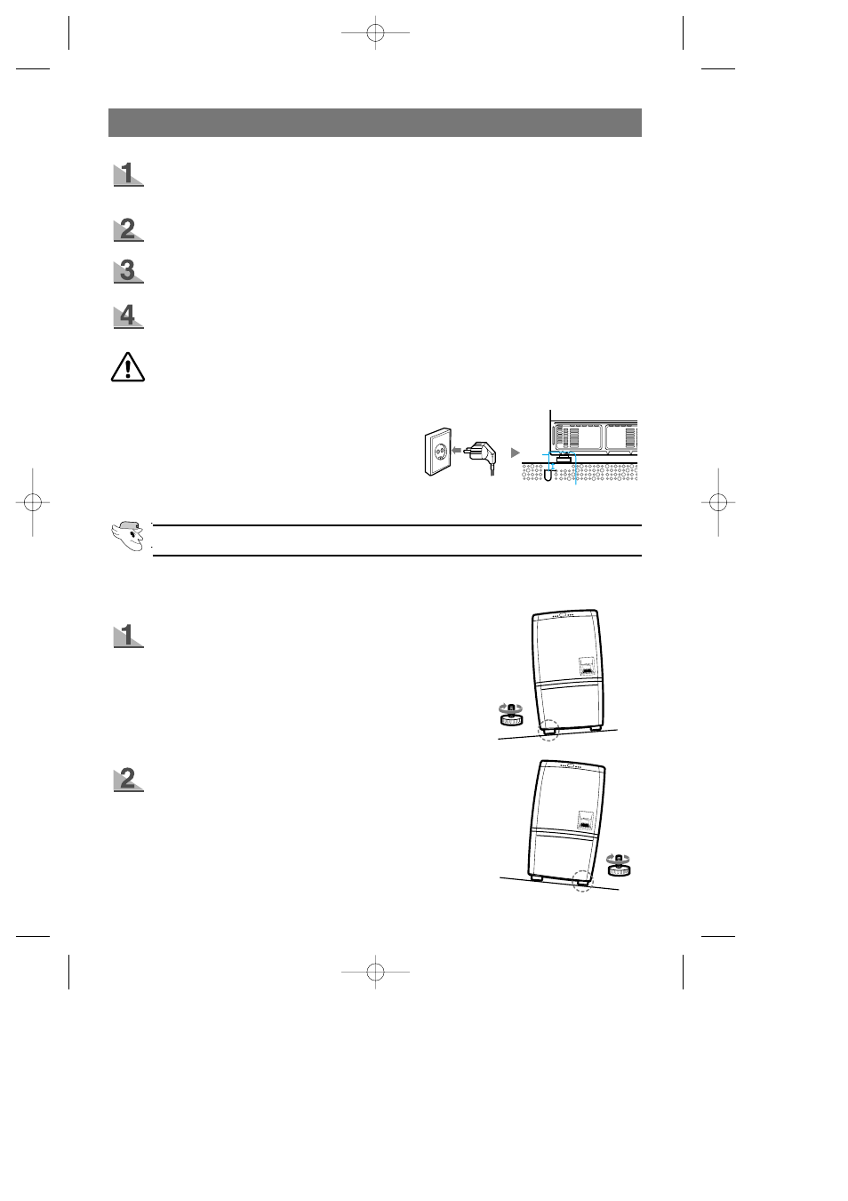 Installing the fridge/freezer, Levelling | Samsung Rl 39 User Manual | Page 5 / 19