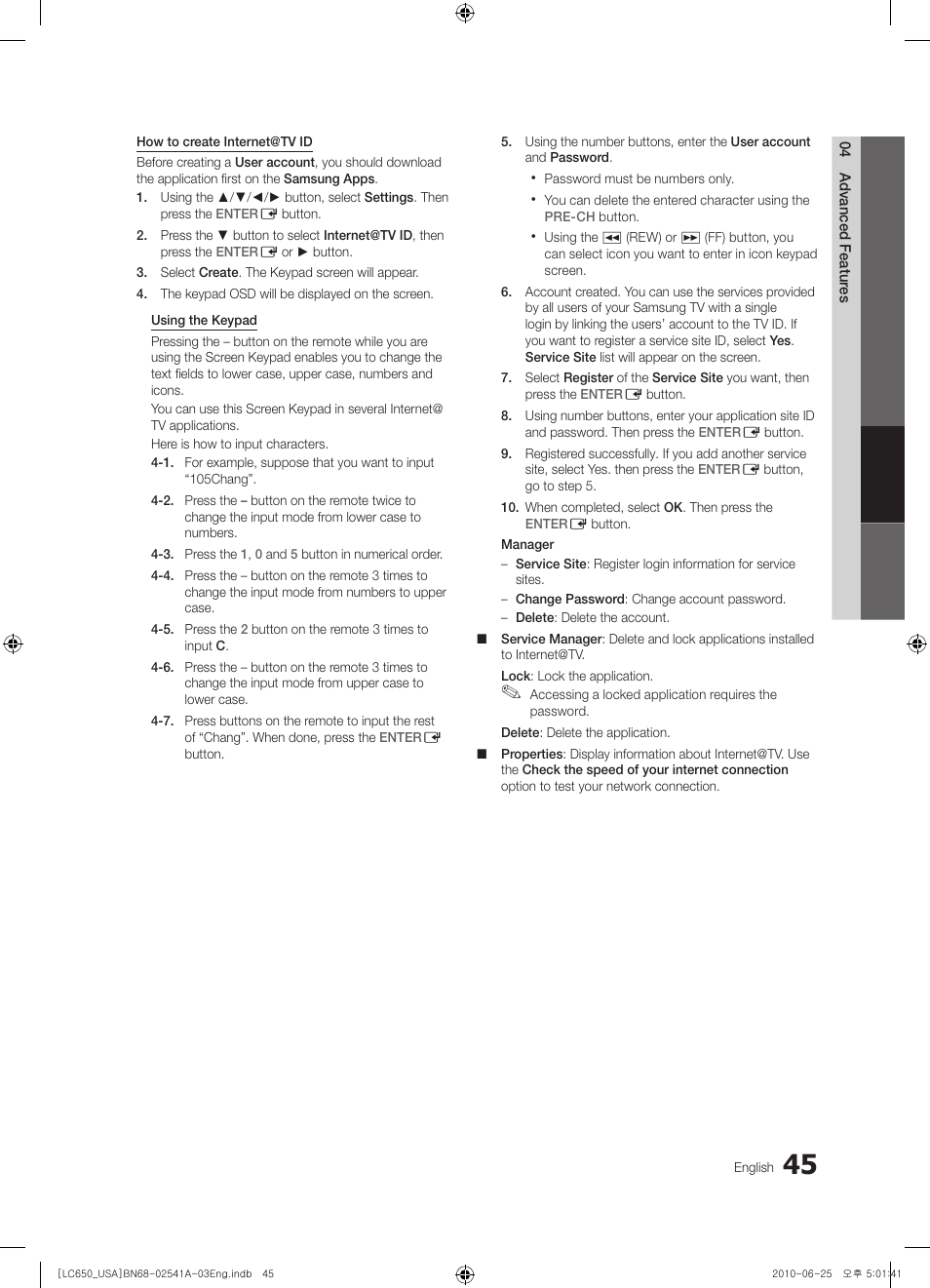 Samsung BN68-02541A-04 User Manual | Page 45 / 62
