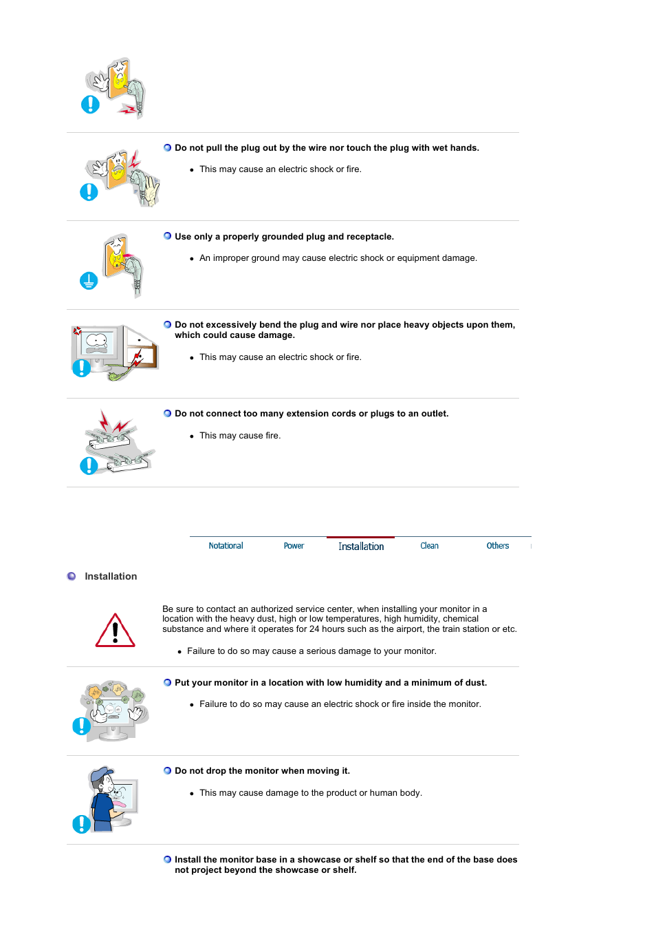 Instalation | Samsung 242MP User Manual | Page 3 / 65