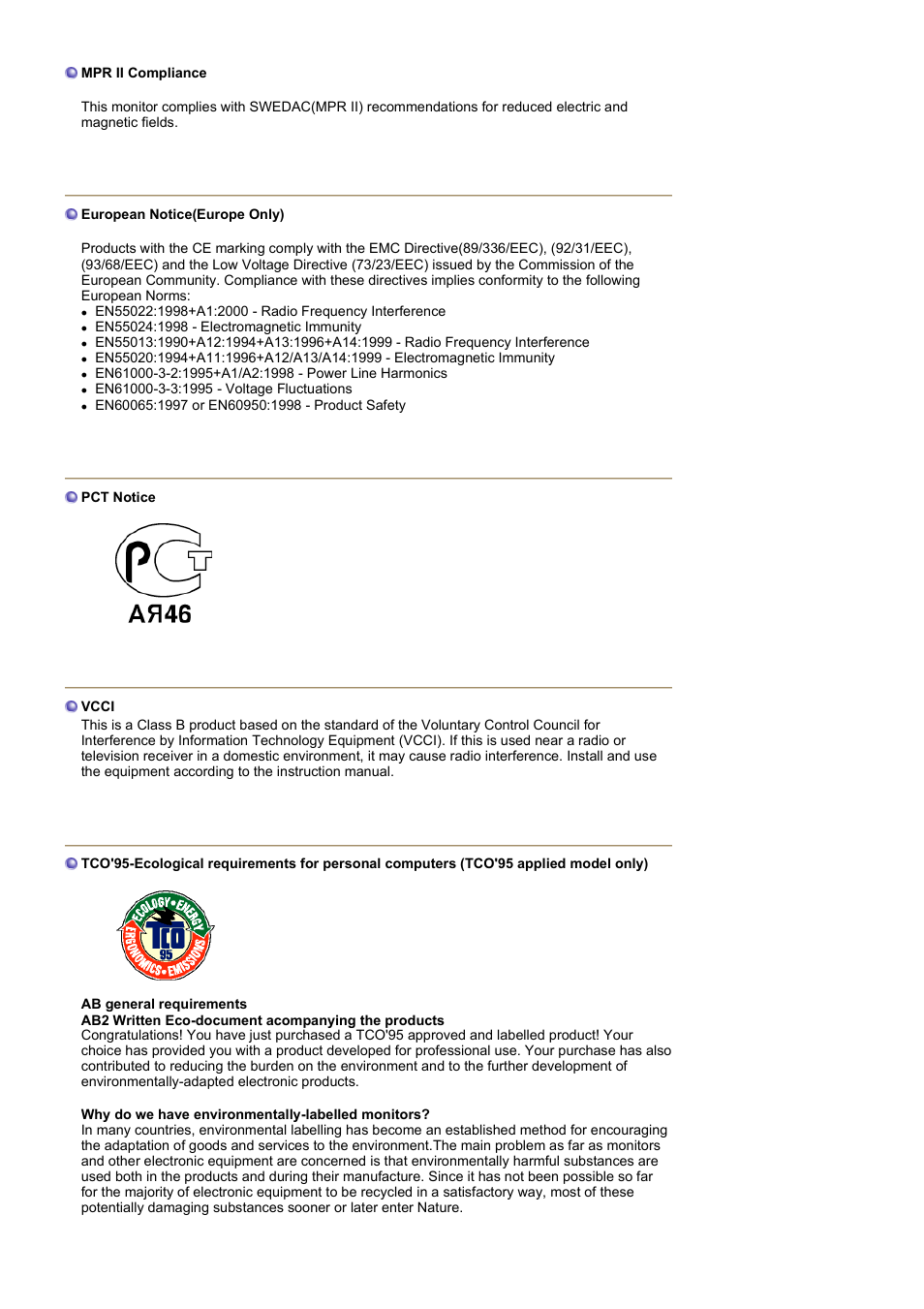 Samsung 242MP User Manual | Page 58 / 65