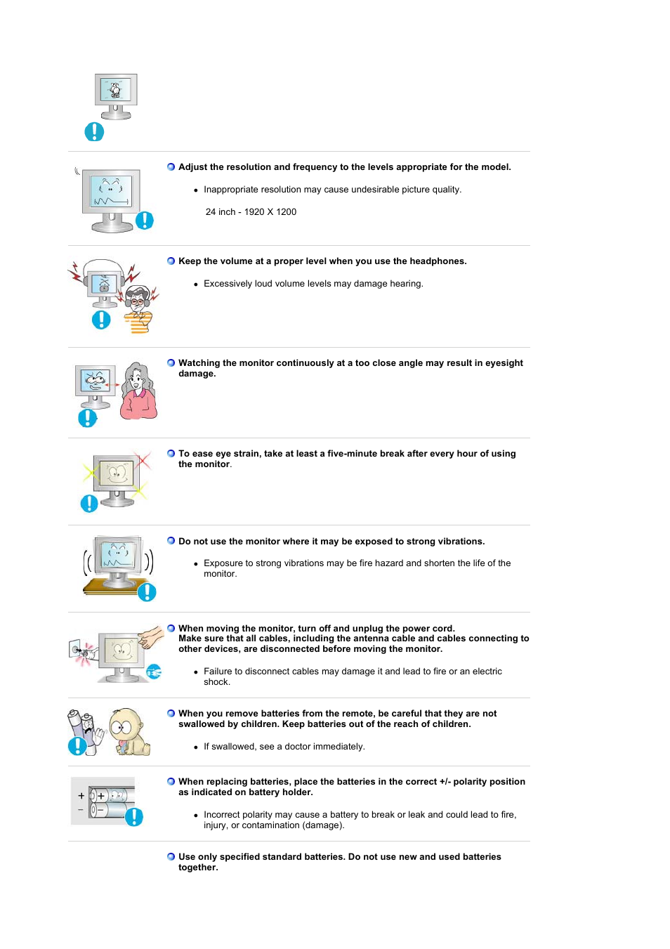 Samsung 242MP User Manual | Page 7 / 65