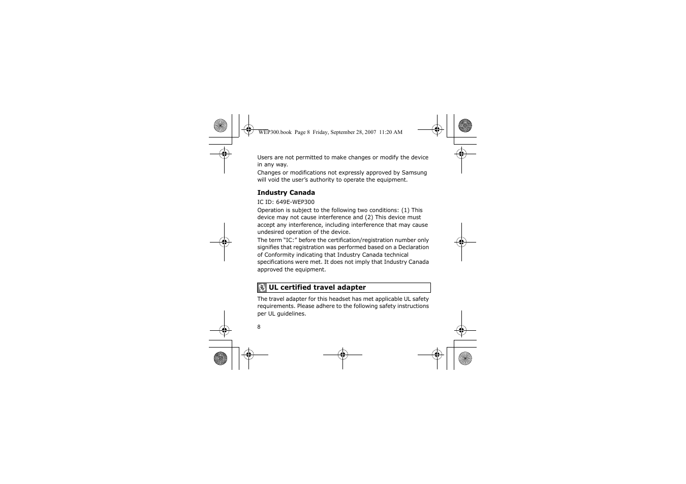 Samsung WEP 300 User Manual | Page 11 / 58