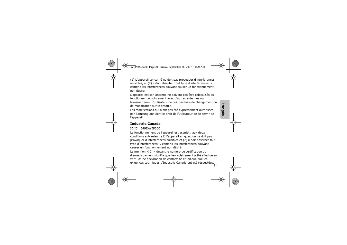 Samsung WEP 300 User Manual | Page 24 / 58