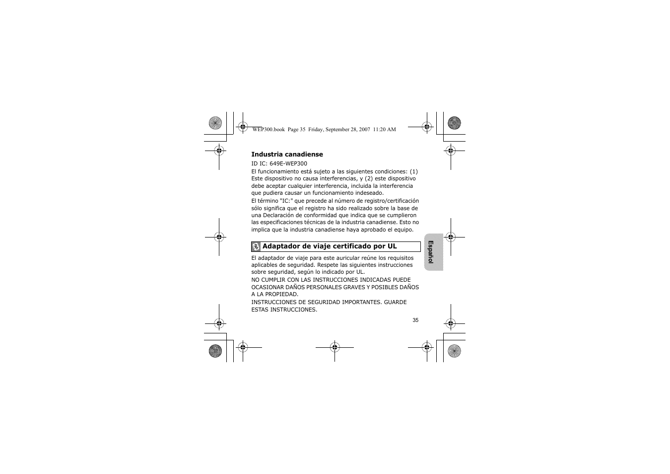 Samsung WEP 300 User Manual | Page 38 / 58