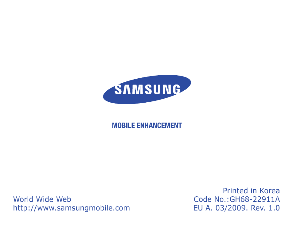 Samsung 090308 User Manual | 82 pages