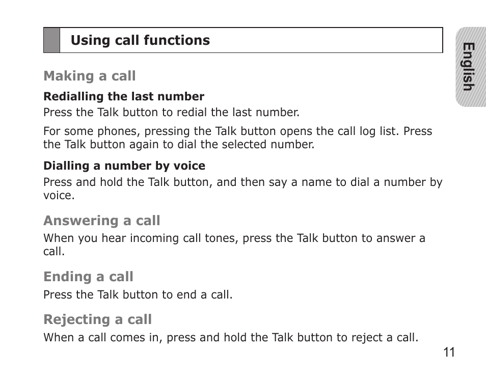 English | Samsung 090308 User Manual | Page 14 / 82