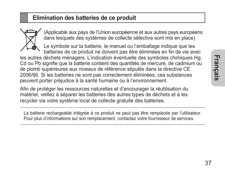 Français | Samsung 090308 User Manual | Page 40 / 82
