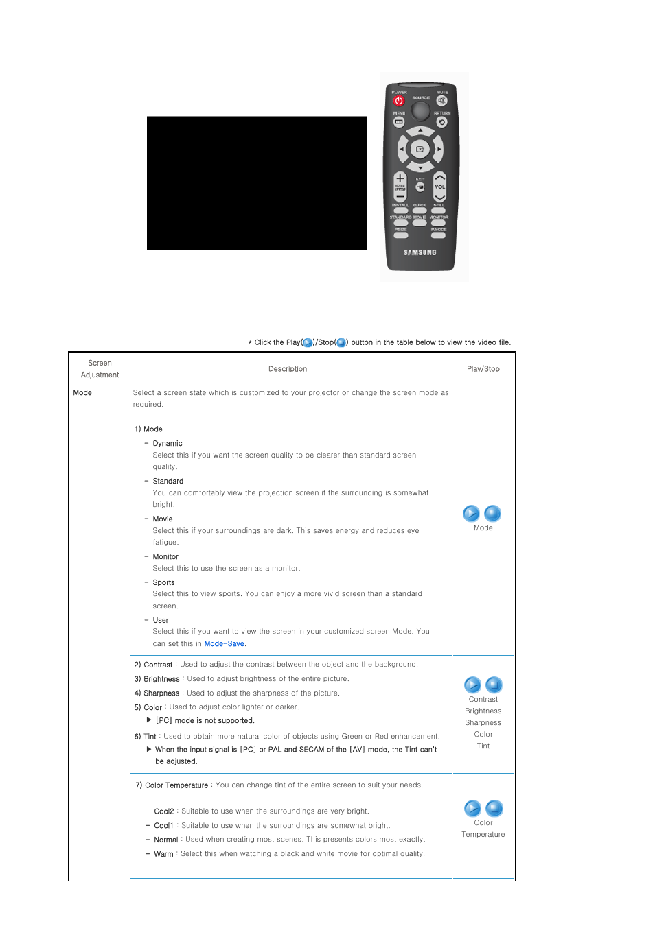 Samsung SP-P400B User Manual | Page 23 / 35