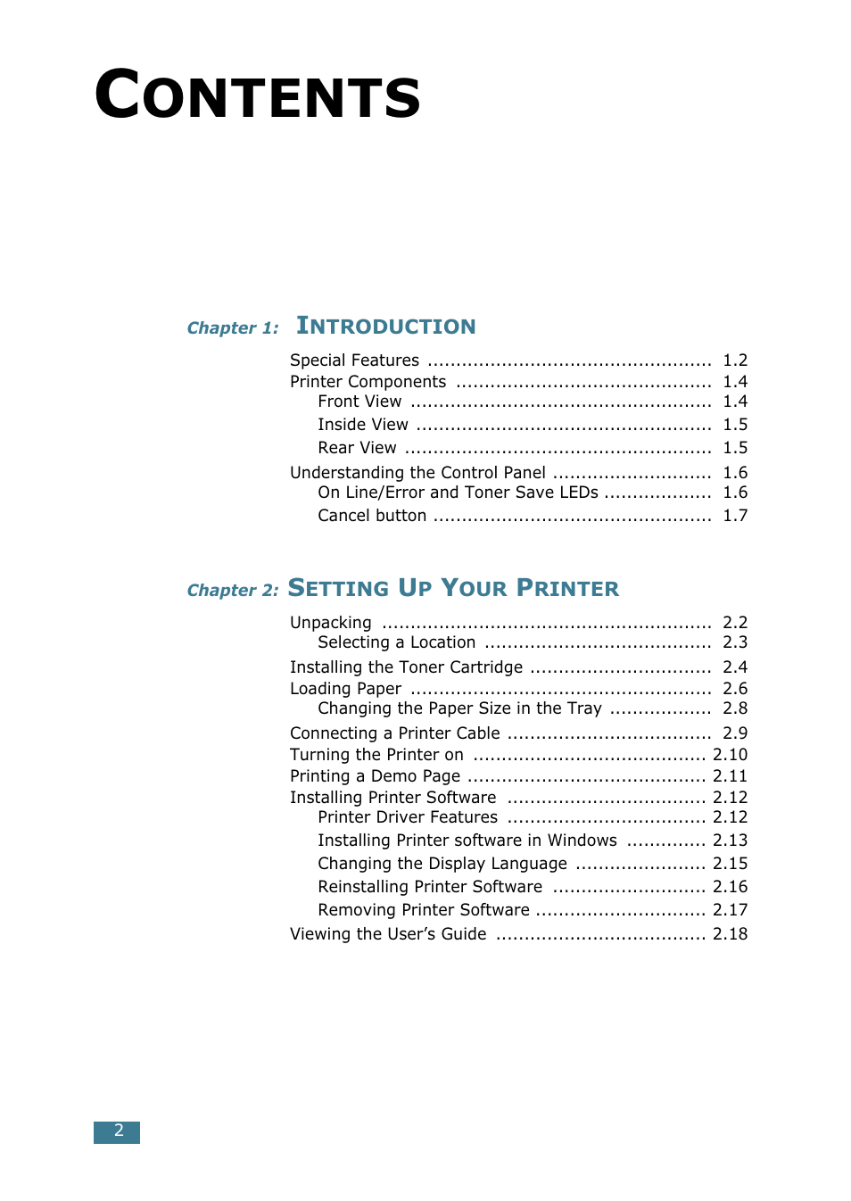 Samsung ML-1520 User Manual | Page 3 / 138