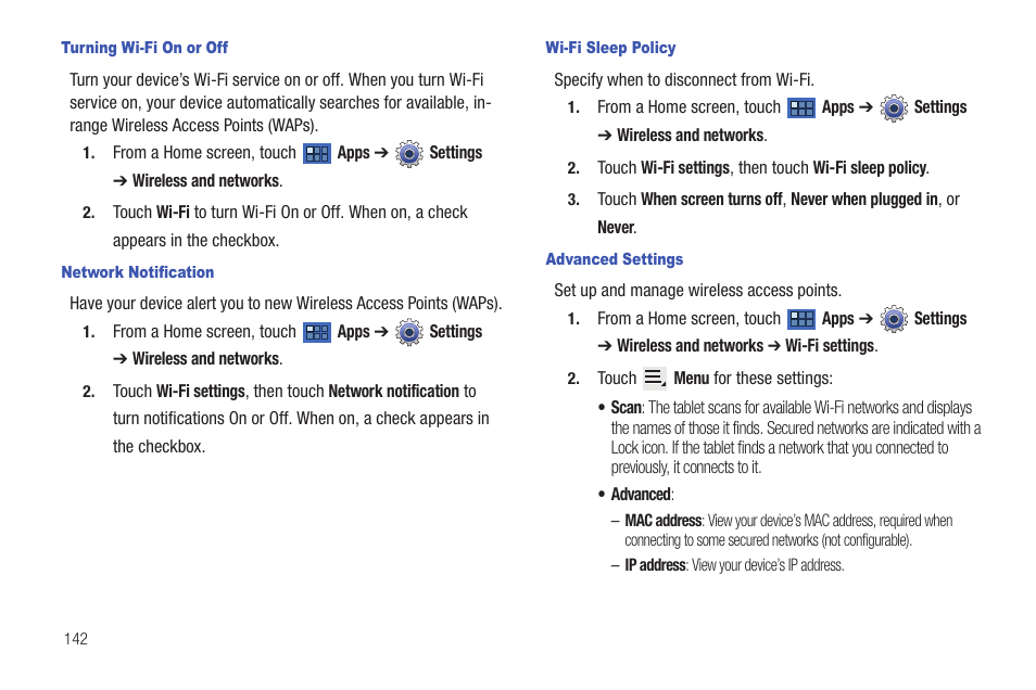 Samsung GT-P6210 User Manual | Page 146 / 200