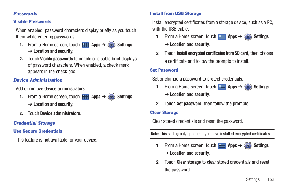 Samsung GT-P6210 User Manual | Page 157 / 200