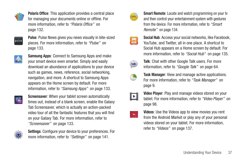 Samsung GT-P6210 User Manual | Page 41 / 200