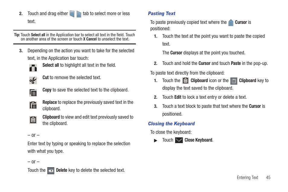 Samsung GT-P6210 User Manual | Page 49 / 200