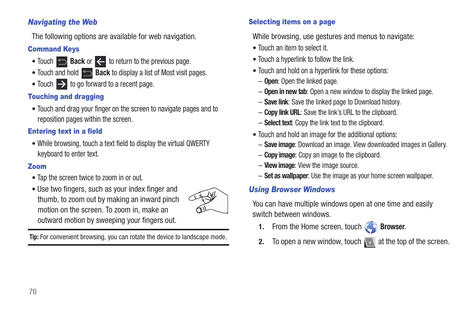 Samsung GT-P6210 User Manual | Page 74 / 200