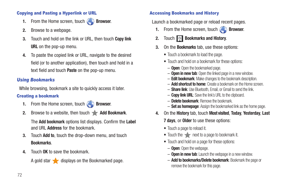Samsung GT-P6210 User Manual | Page 76 / 200