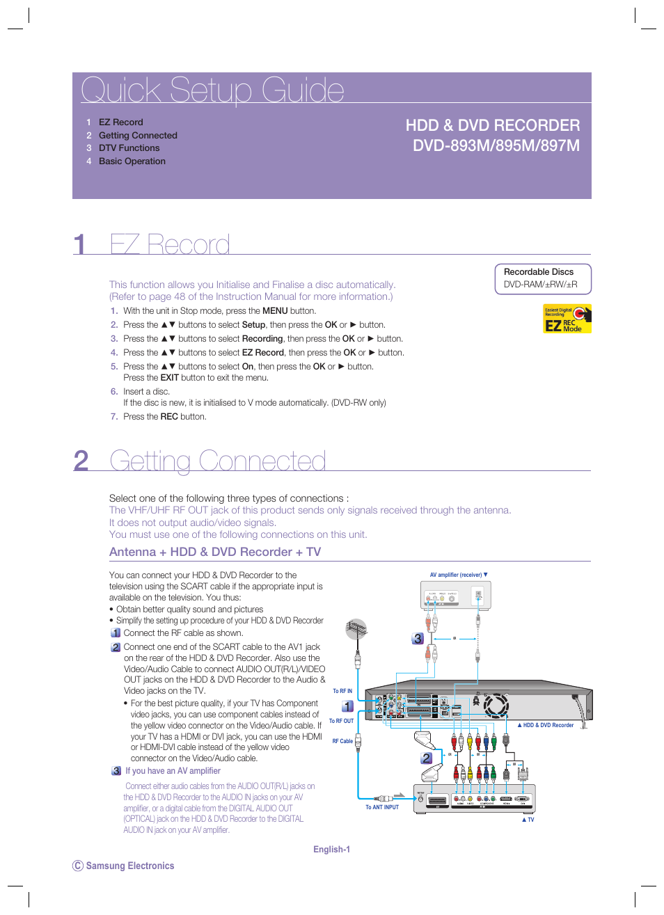 Samsung 895M User Manual | 4 pages