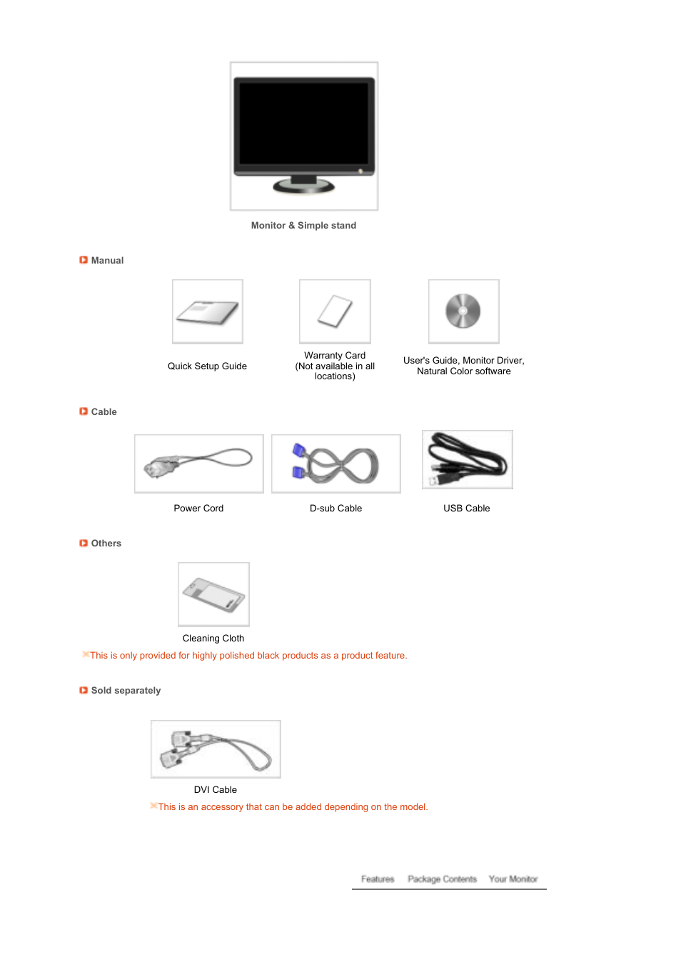 Samsung 226UX User Manual | Page 3 / 23