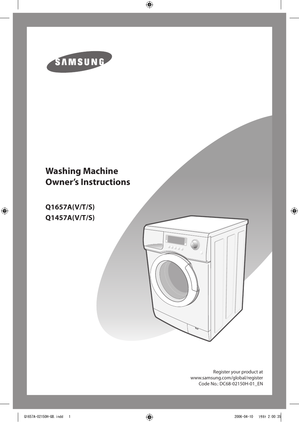 Samsung Q1657A(V/T/S) User Manual | 28 pages