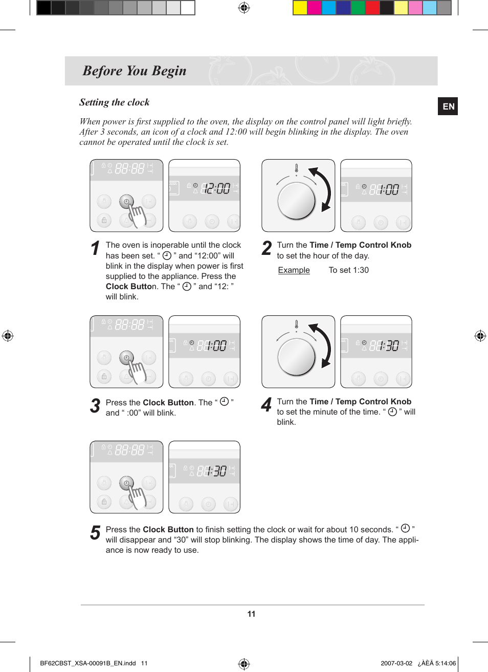 Before you begin | Samsung BF62CCBST User Manual | Page 13 / 46