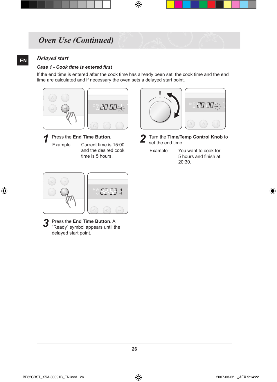 Oven use (continued) | Samsung BF62CCBST User Manual | Page 28 / 46