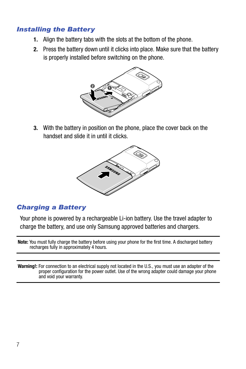 Samsung SMART DEVICE SGH-I617 User Manual | Page 10 / 162