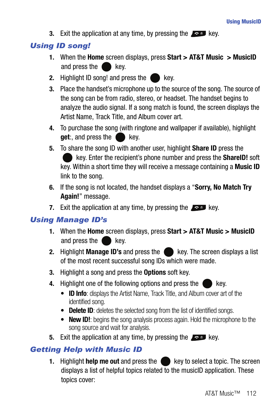Samsung SMART DEVICE SGH-I617 User Manual | Page 115 / 162