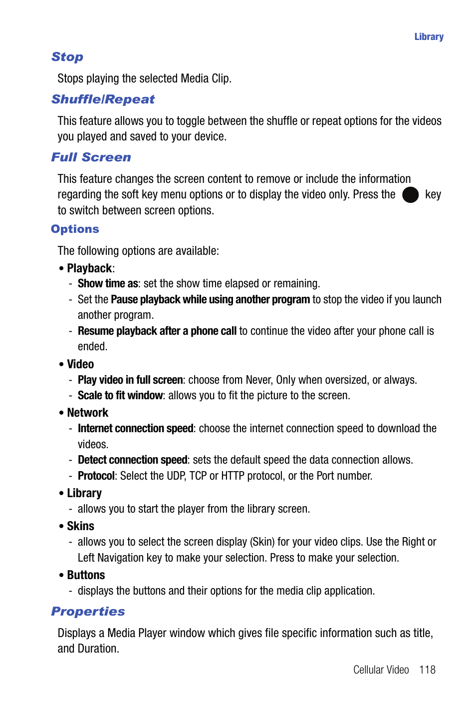 Samsung SMART DEVICE SGH-I617 User Manual | Page 121 / 162