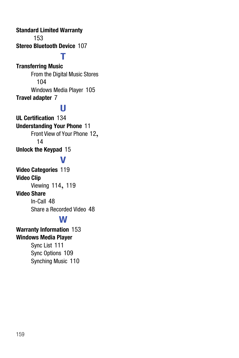 Samsung SMART DEVICE SGH-I617 User Manual | Page 162 / 162