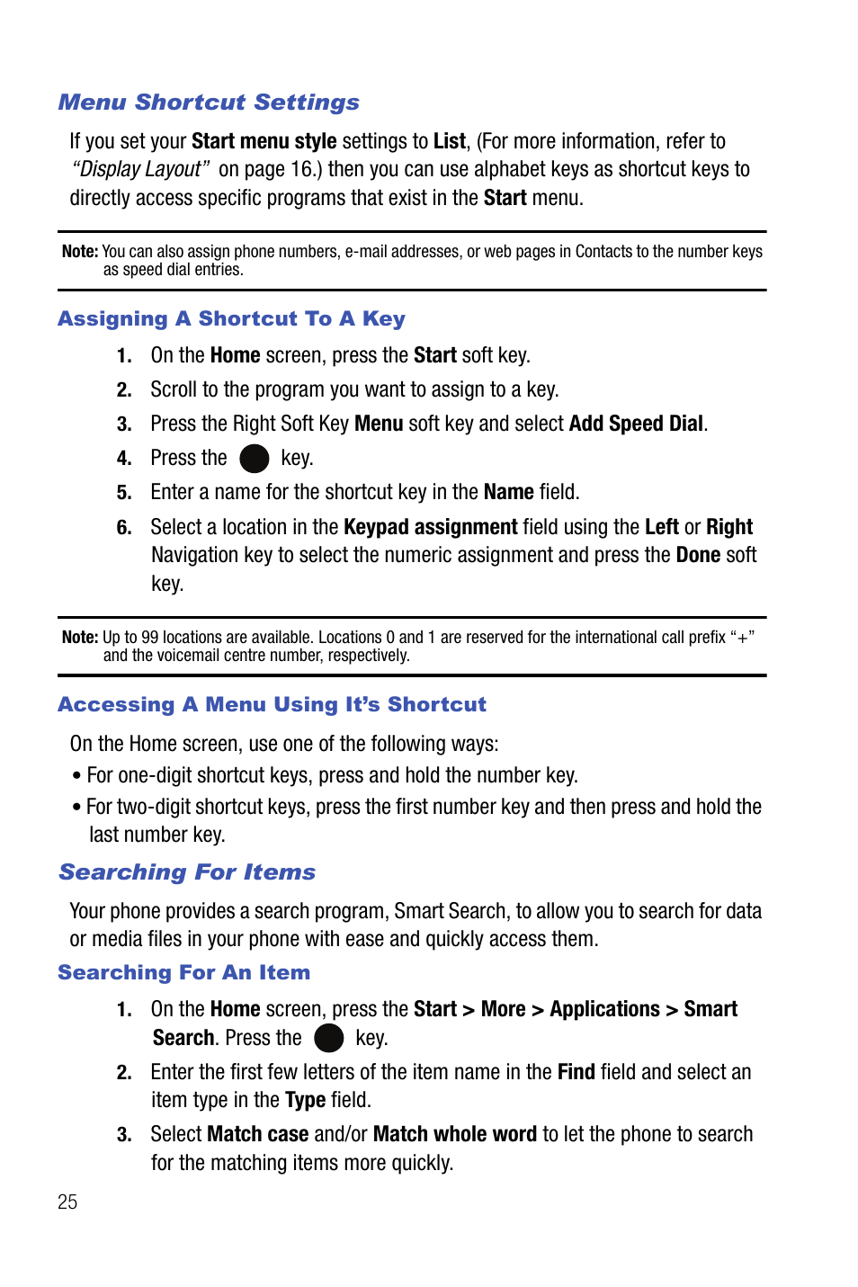 Samsung SMART DEVICE SGH-I617 User Manual | Page 28 / 162