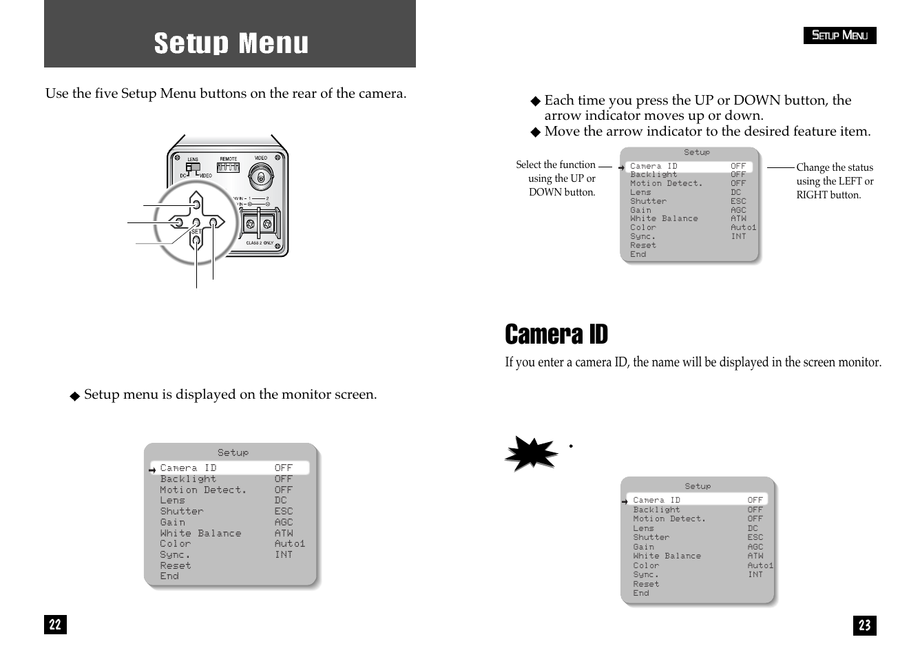 Camera id | Samsung CLP 510N User Manual | Page 12 / 22