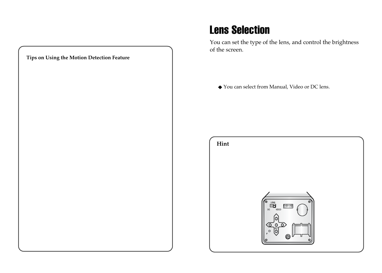 Lens selection | Samsung CLP 510N User Manual | Page 16 / 22
