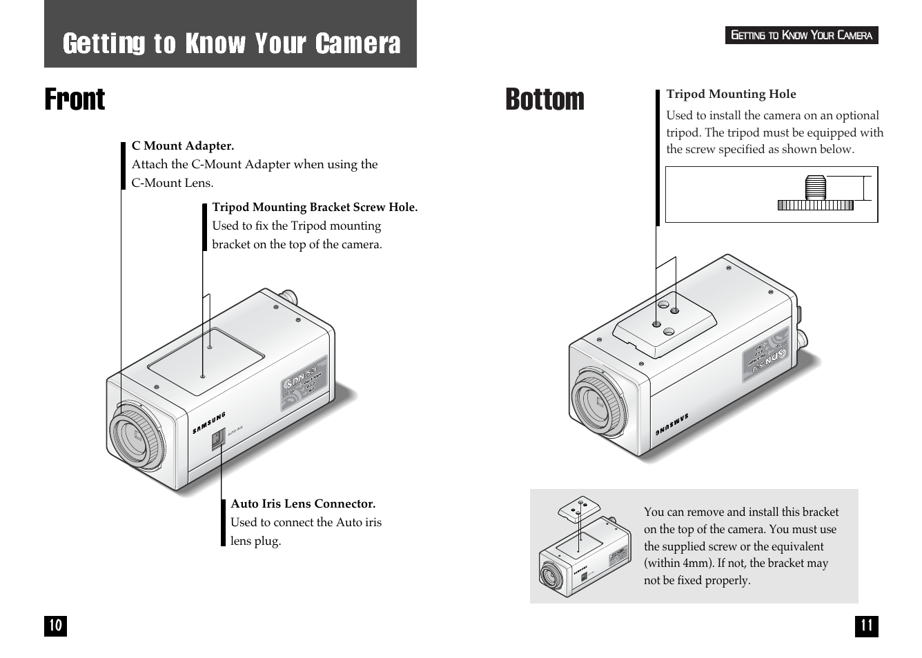 Bottom, Front | Samsung CLP 510N User Manual | Page 6 / 22
