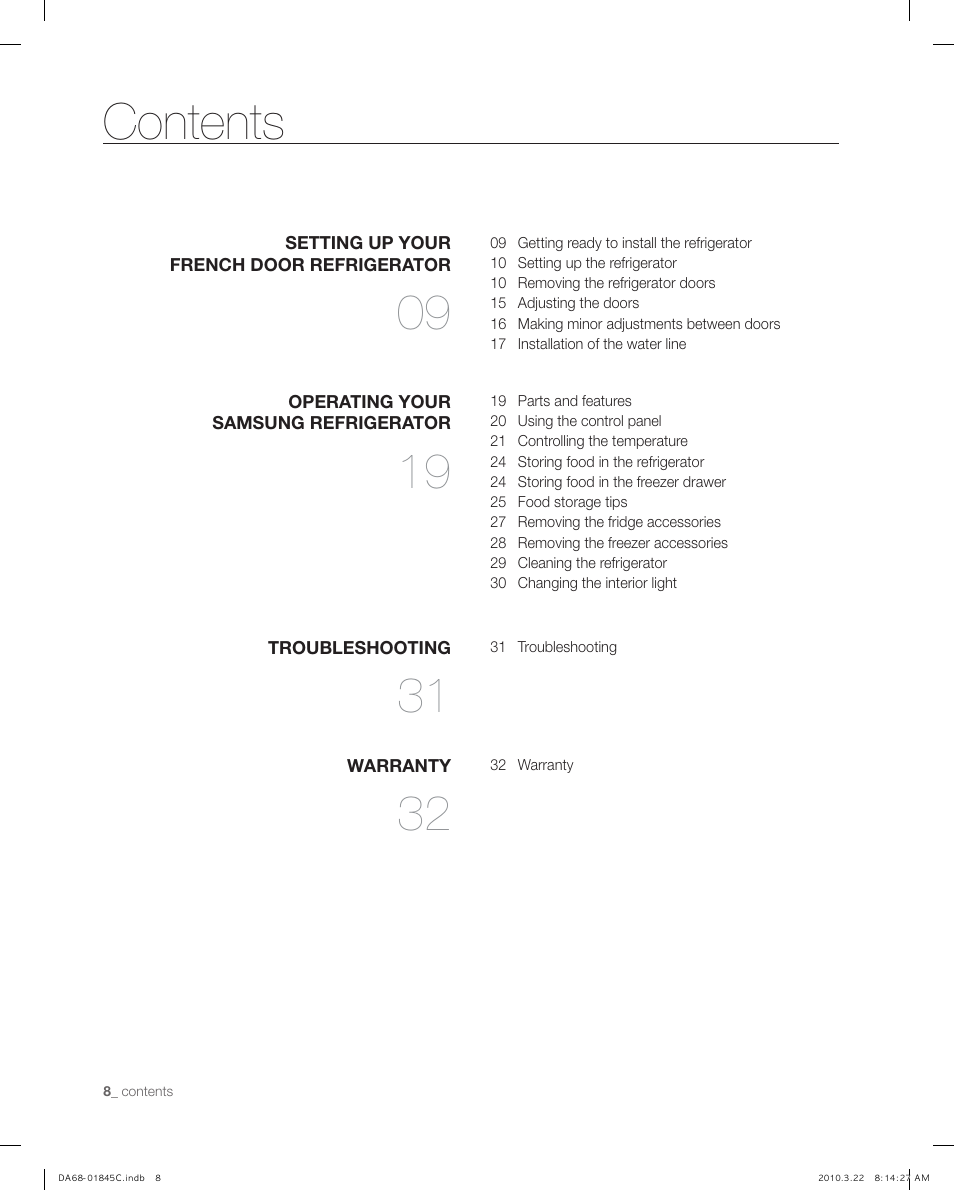 Samsung RF195** User Manual | Page 8 / 34